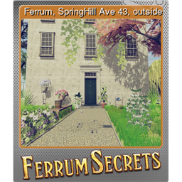 Ferrum, SpringHill Ave 43, outside (Foil)