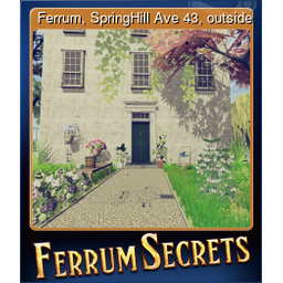 Ferrum, SpringHill Ave 43, outside