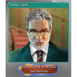 Hotel clerk (Foil Trading Card)