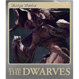 Sludge Warrior (Foil Trading Card)