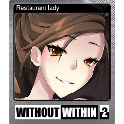 Restaurant lady (Foil Trading Card)