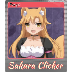 Foxgirl (Foil Trading Card)