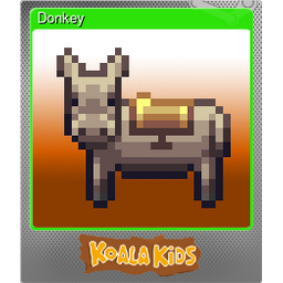 Donkey (Foil Trading Card)