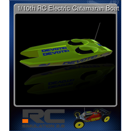 1/10th RC Electric Catamaran Boat