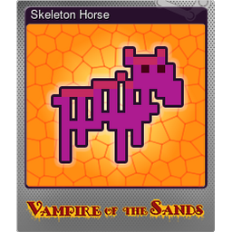 Skeleton Horse (Foil Trading Card)