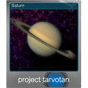 Saturn (Foil Trading Card)