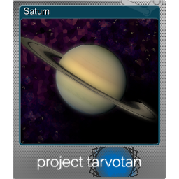 Saturn (Foil Trading Card)