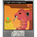 I might need a bigger bow. (Foil)