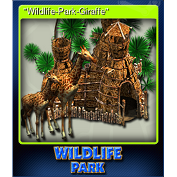 "Wildlife-Park-Giraffe" (Trading Card)