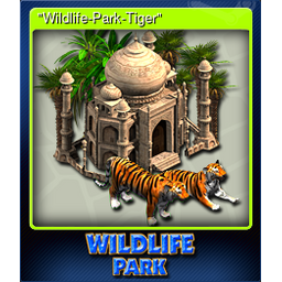 "Wildlife-Park-Tiger" (Trading Card)