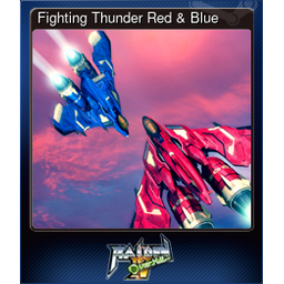 Fighting Thunder Red & Blue (Trading Card)