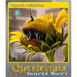 Hypnotic helianthus (Foil)