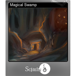 Magical Swamp (Foil Trading Card)