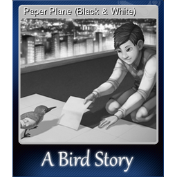 Paper Plane (Black & White)