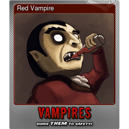 Red Vampire (Foil Trading Card)