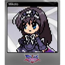 Mikoto (Foil Trading Card)