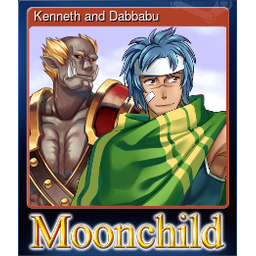 Kenneth and Dabbabu (Trading Card)