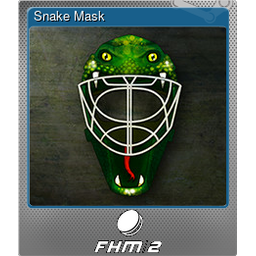 Snake Mask (Foil Trading Card)