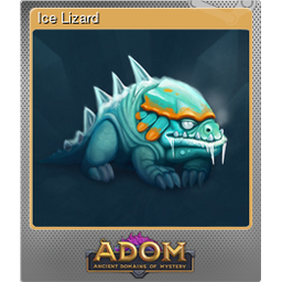 Ice Lizard (Foil Trading Card)