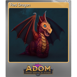 Red Dragon (Foil Trading Card)