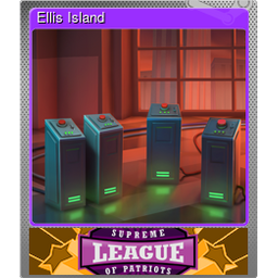 Ellis Island (Foil Trading Card)