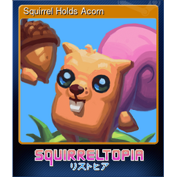 Squirrel Holds Acorn