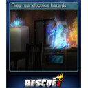 Fires near electrical hazards