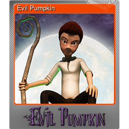 Evil Pumpkin (Foil Trading Card)