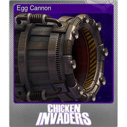 Egg Cannon (Foil Trading Card)