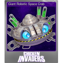 Giant Robotic Space Crab (Foil Trading Card)