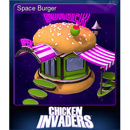 Space Burger (Trading Card)