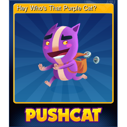 Hey Whos That Purple Cat? (Trading Card)