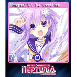 Nepgear, Uni, Rom, and Ram