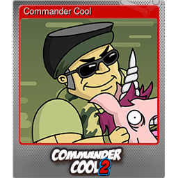 Commander Cool (Foil Trading Card)