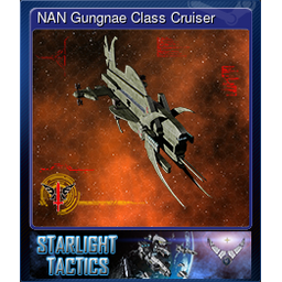 NAN Gungnae Class Cruiser (Trading Card)