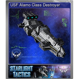 USF Alamo Class Destroyer (Foil Trading Card)