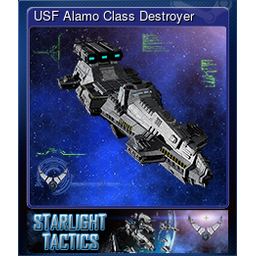 USF Alamo Class Destroyer (Trading Card)