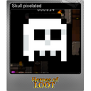 Skull pixelated (Foil)