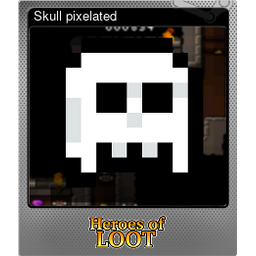 Skull pixelated (Foil)