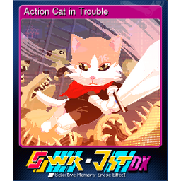 Action Cat in Trouble
