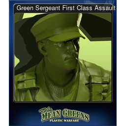 Green Sergeant First Class Assault