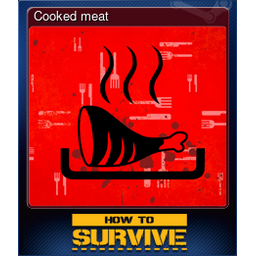 Cooked meat