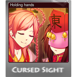 Holding hands (Foil Trading Card)