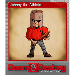 Johnny the Athlete (Foil Trading Card)