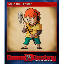 Mike the Hipster (Trading Card)