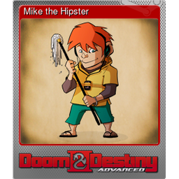 Mike the Hipster (Foil Trading Card)