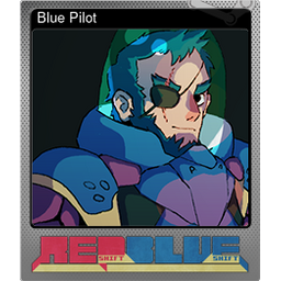 Blue Pilot (Foil Trading Card)
