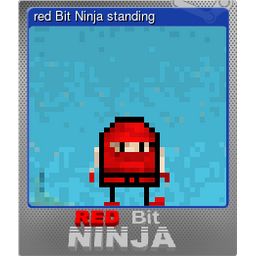 red Bit Ninja standing (Foil)