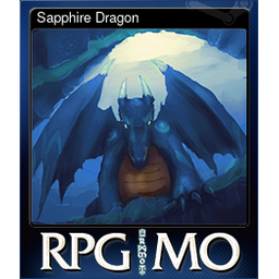 Sapphire Dragon (Trading Card)