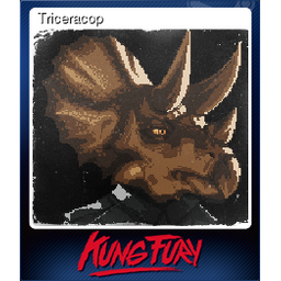 Triceracop (Trading Card)